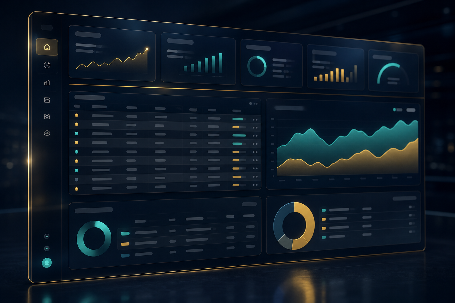 Sovereign ZX command center dashboard